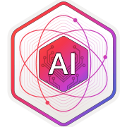 Microsoft Learn trophy badge "AI"