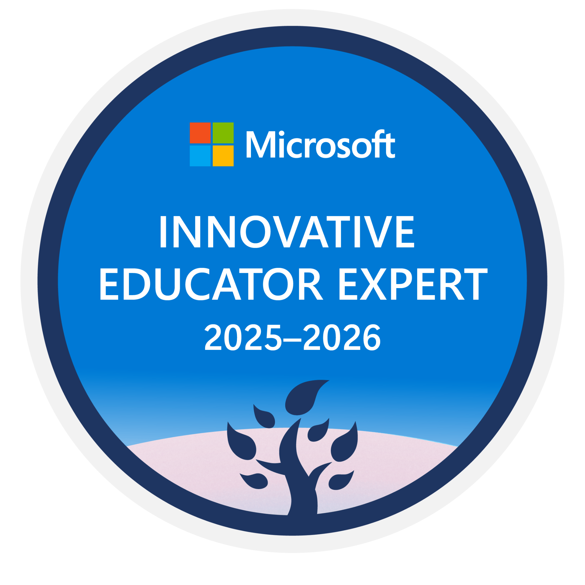 Microsoft badge "Innovative Educator Expert" 2025-26